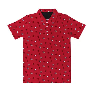 Arkansas Razorbacks Repeat Logo Polo Shirt (Toddler)