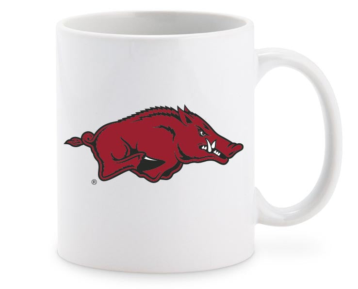 Razorbacks White Mug