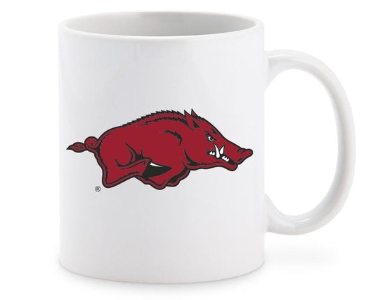 Razorbacks White Mug