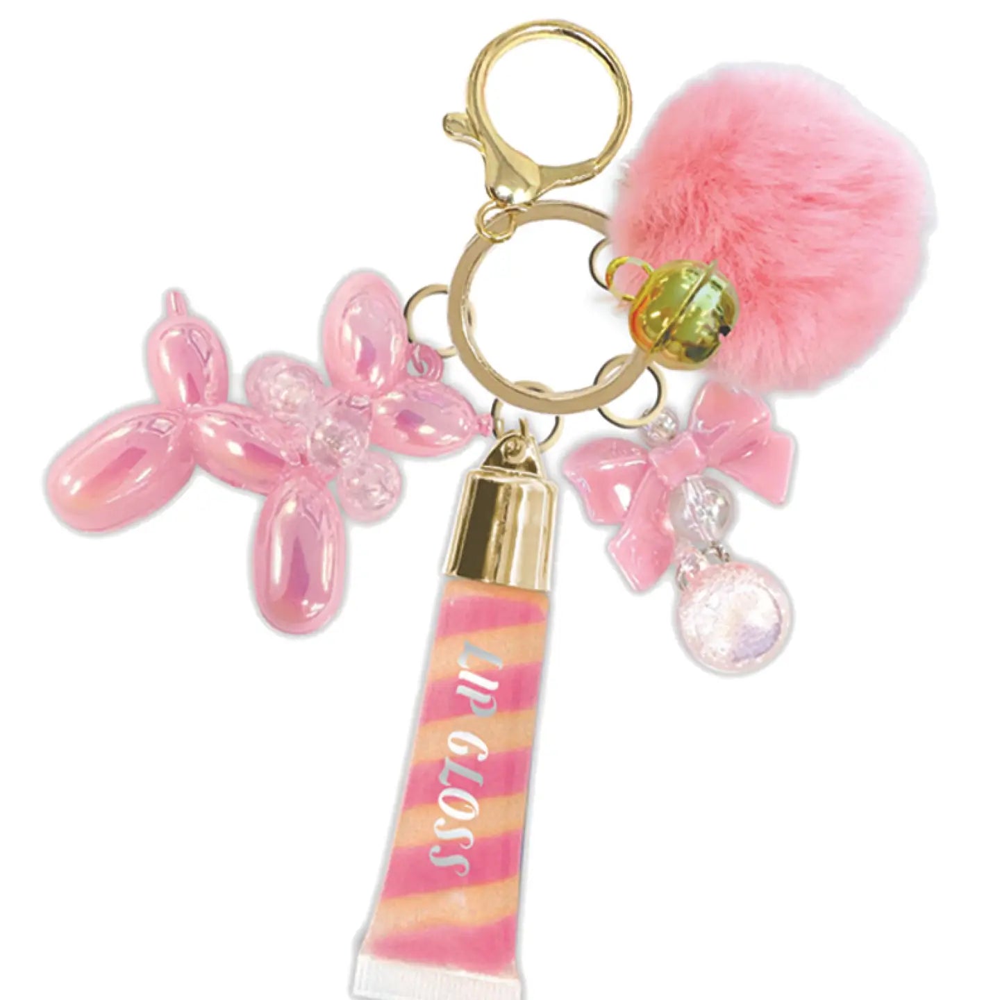 Trendy Lip Gloss with Keychain, Good Day