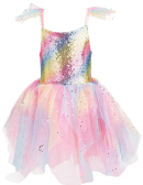Rainbow Fairy Dress & Wings