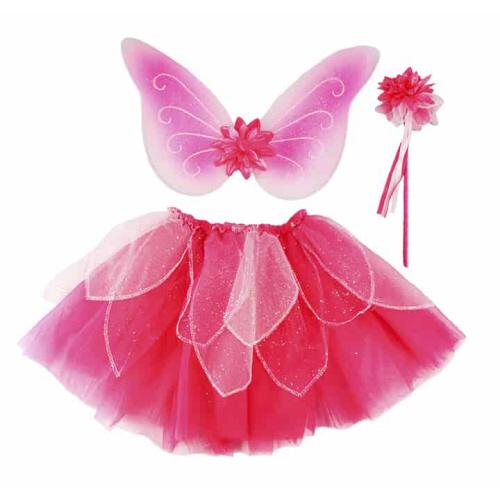 Fancy Flutter Skirt w/ Wings & Wand