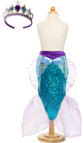Mermaid Glimmer Skirt w/ Tiara