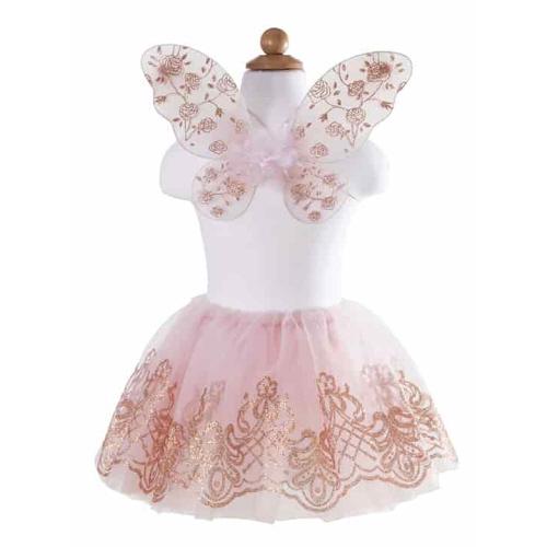 Rose Gold Tutu & Wings Set