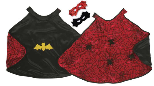 Reversible Spider Bat Cape & Mask