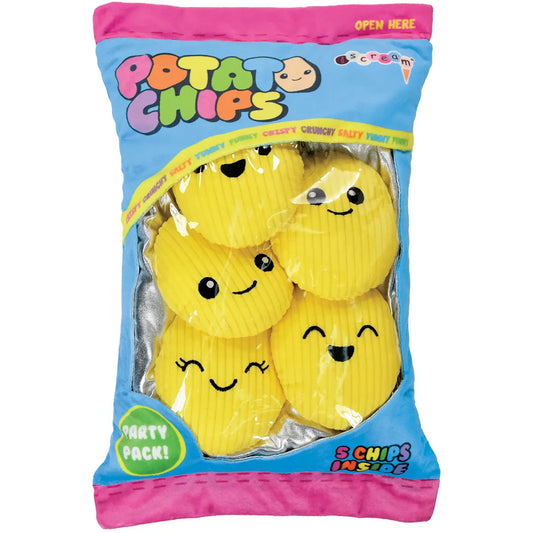 Potato Chips Packaging Fleece Plush