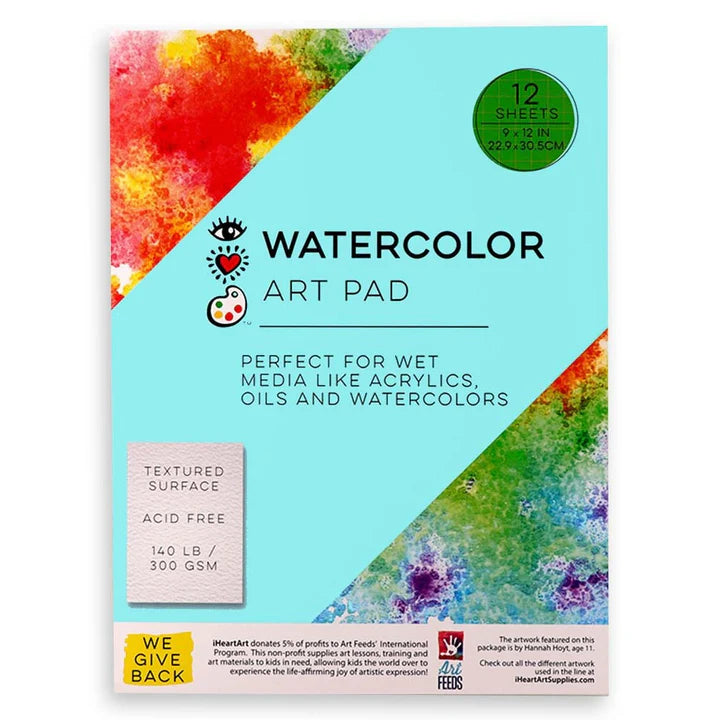 Watercolor Art Pad 9"x12"
