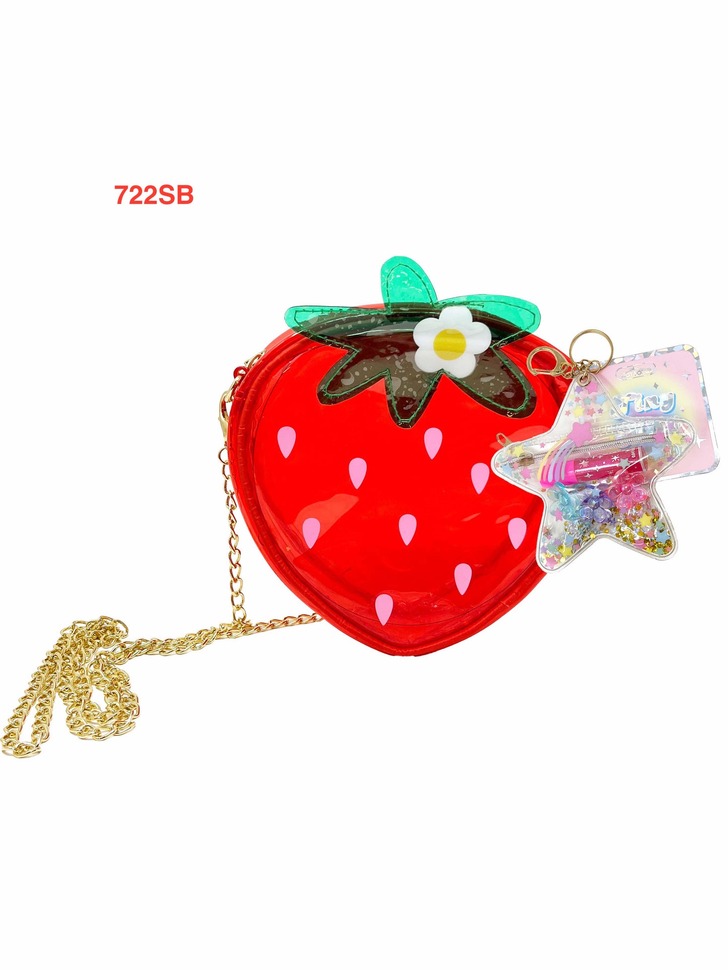 Jelly Crossbody Bag, Strawberry