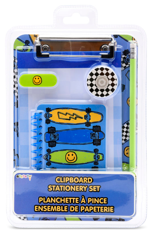 Sk8 Board Clipboard Stationery Set