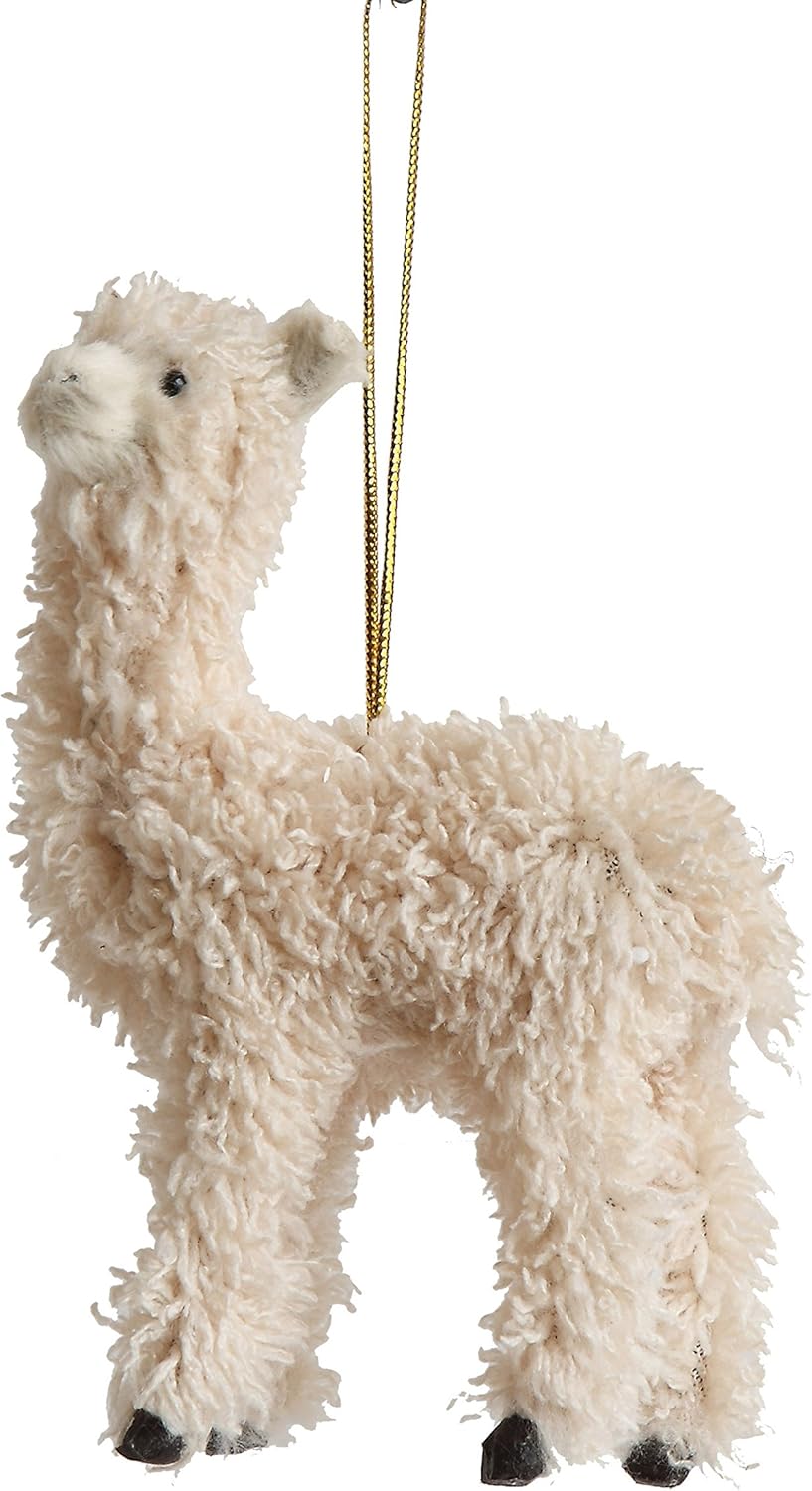 5" Furry Llama Ornament
