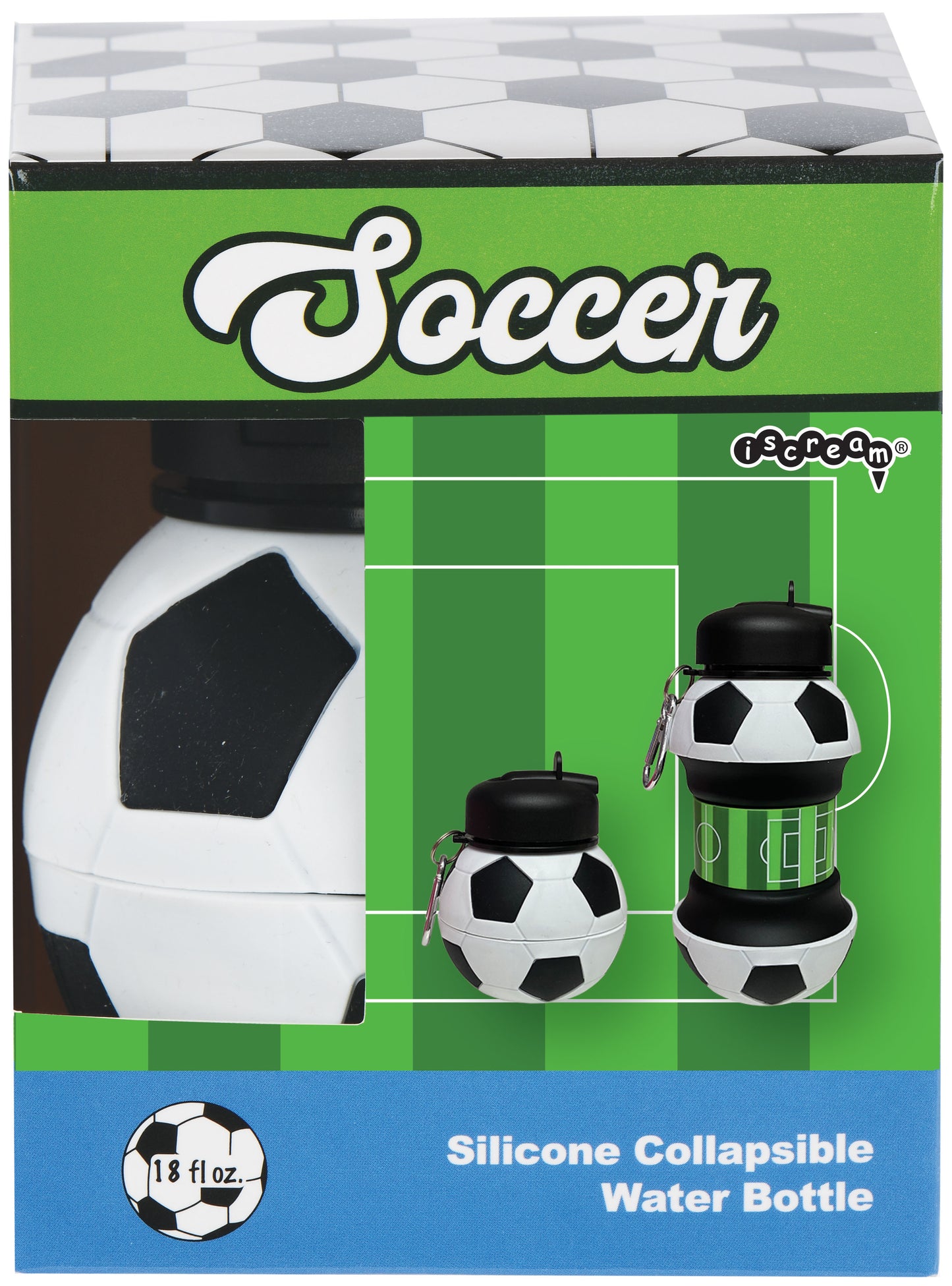 Soccer Collapsible Water Bottle