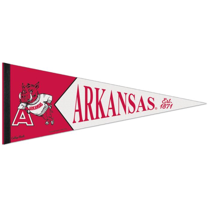 Arkansas Razorbacks Premium Pennant