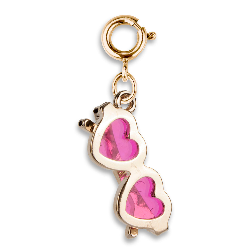 Gold Heart Sunglasses