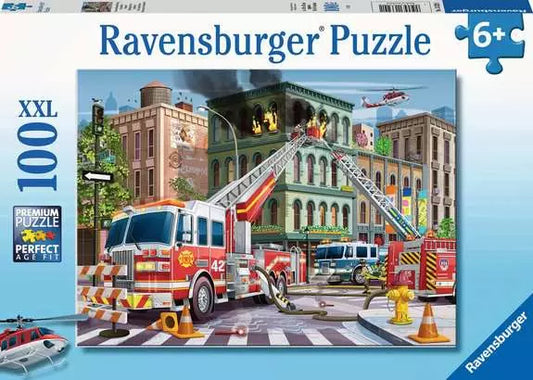 Fire Truck Rescue 100 Piece Puzzle