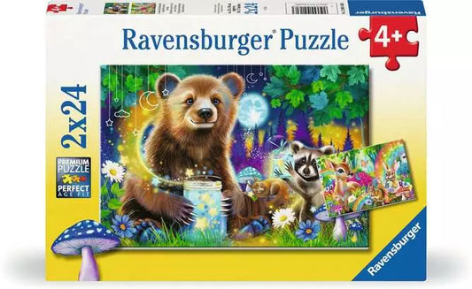 Loveable Woodland Friends 2x24 Puzzle