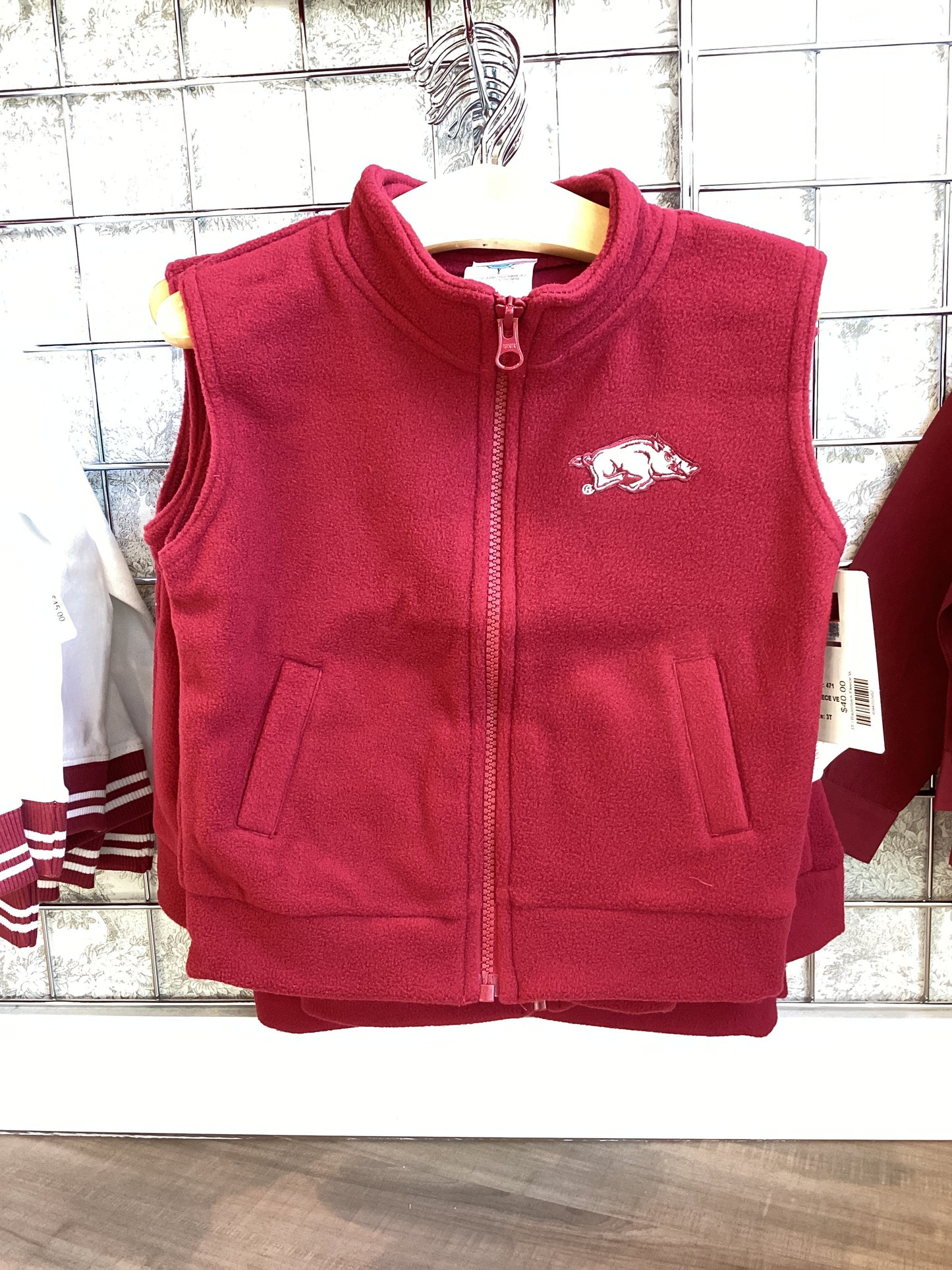 Razorback Fleece Vest