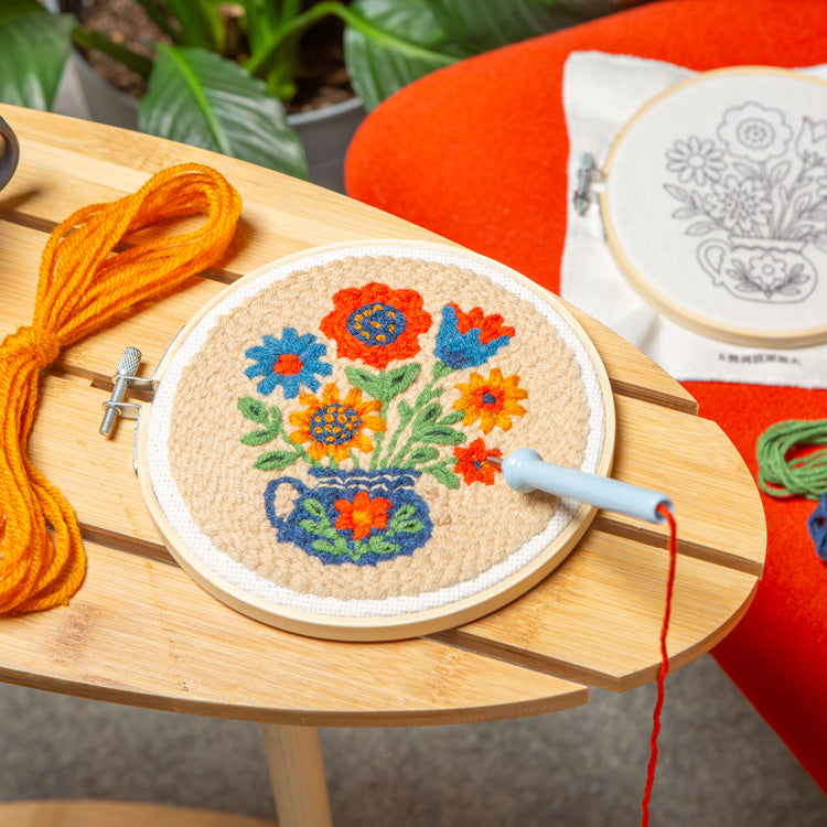 Flower Bouque Punch Needle Kit