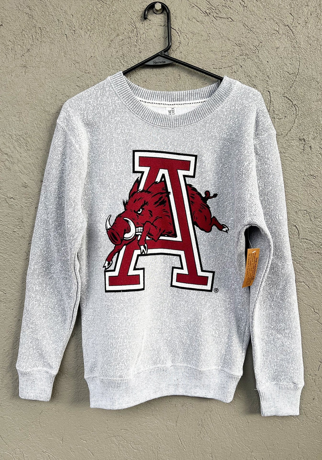 Gray Razorback Sweater