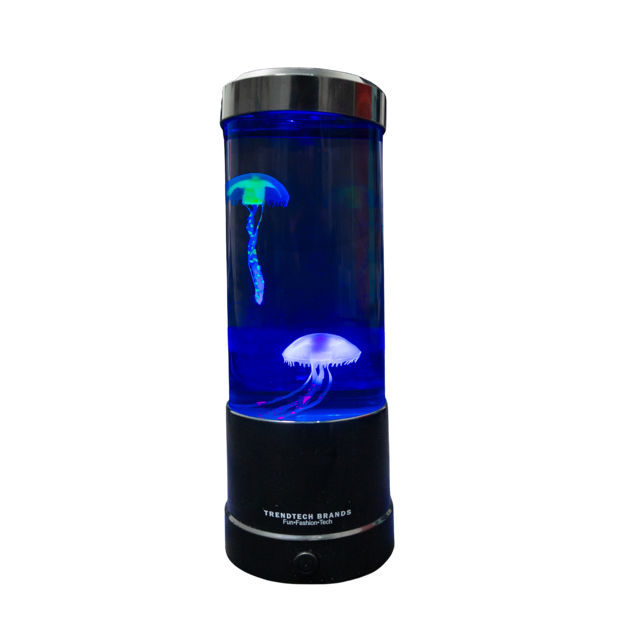 Jelly Fish Lamp w/ LED Lights - Mini Black