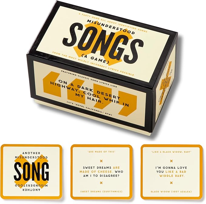 Misunderstood Songs Card Game Set