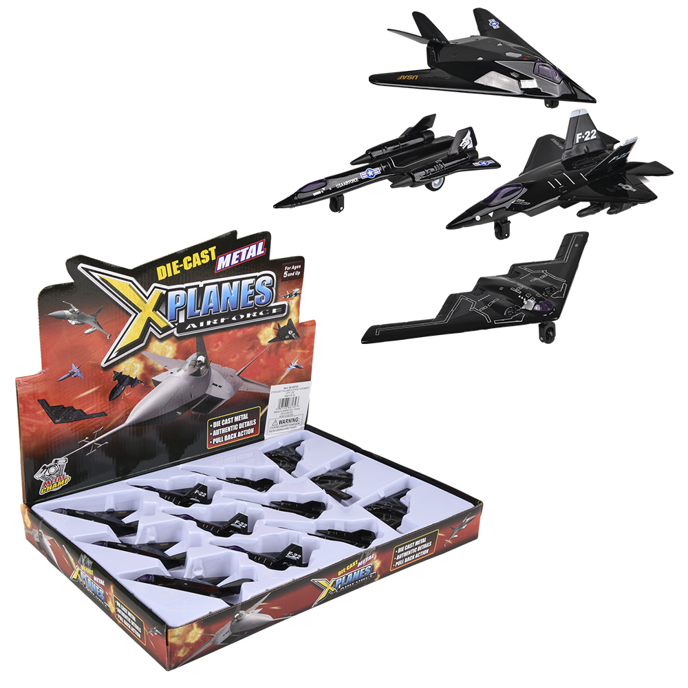 DIECAST PULLBACK STEALTH BOMBER