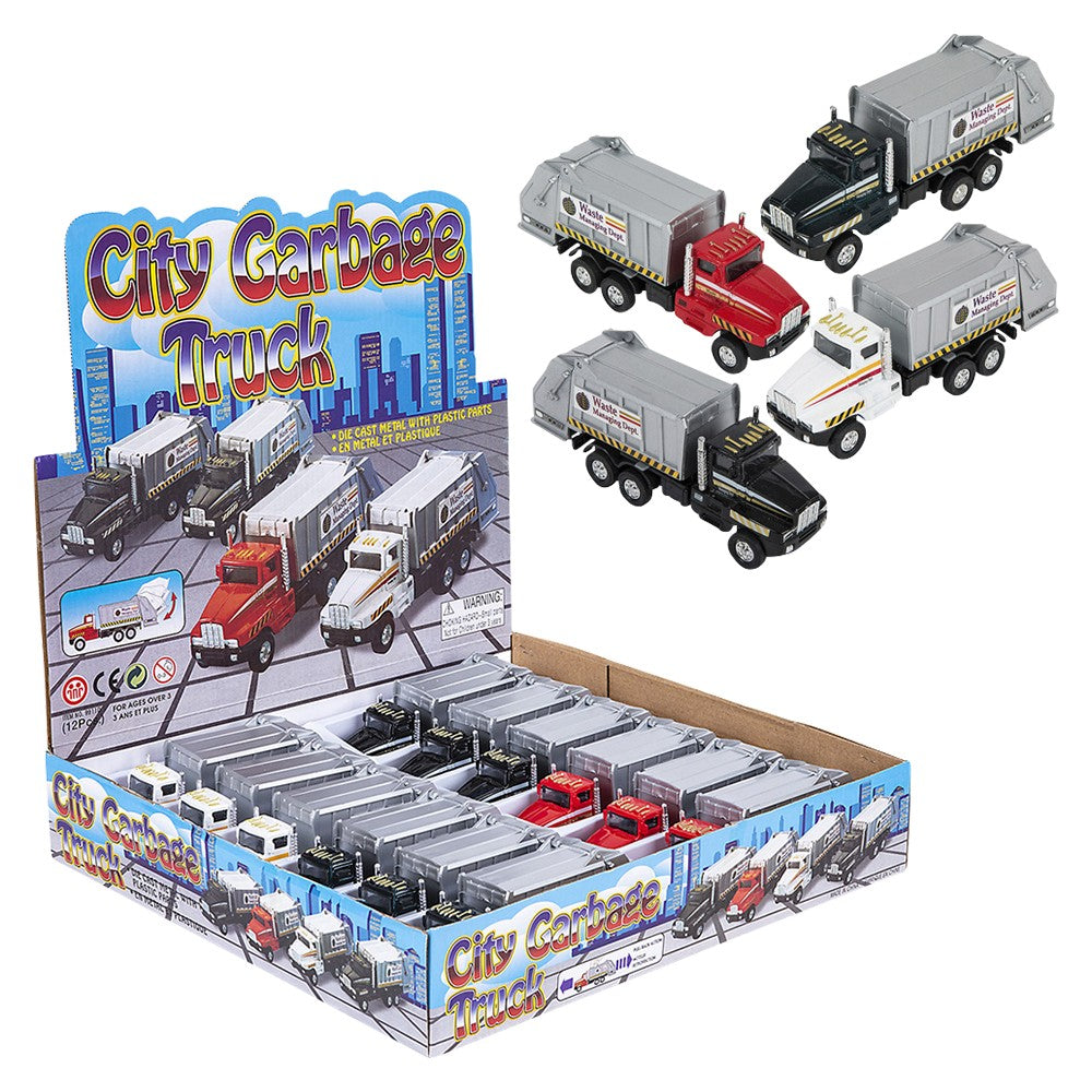 Diecast - PULL BACK SANITATION TRUCK