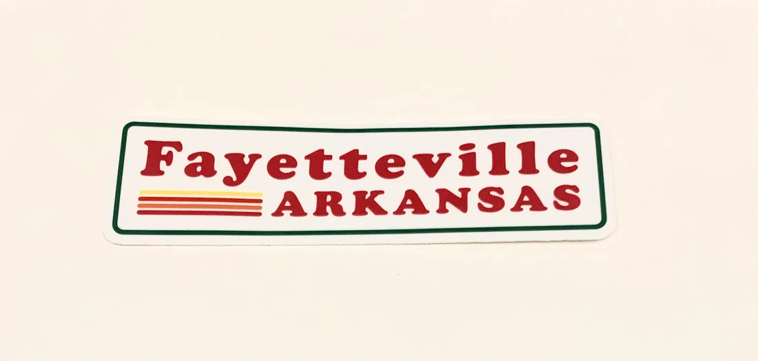 Fayetteville Stripe Sticker
