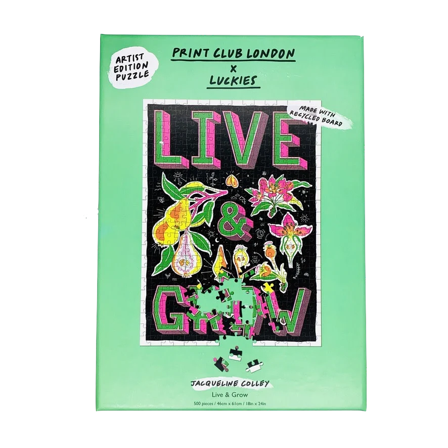Print Club London x Luckies Live & Grow Puzzle