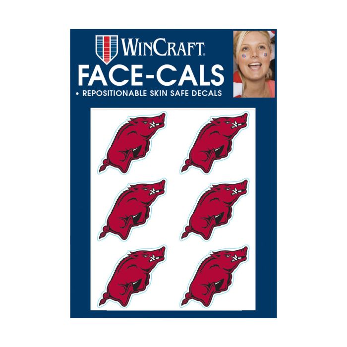 Arkansas Razorbacks Face-Cals