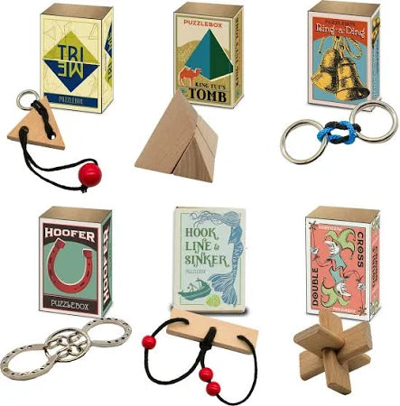 Matchbox-Sized Brainteaser Puzzles