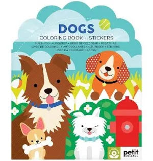Coloring Book w/ Stickers Pets