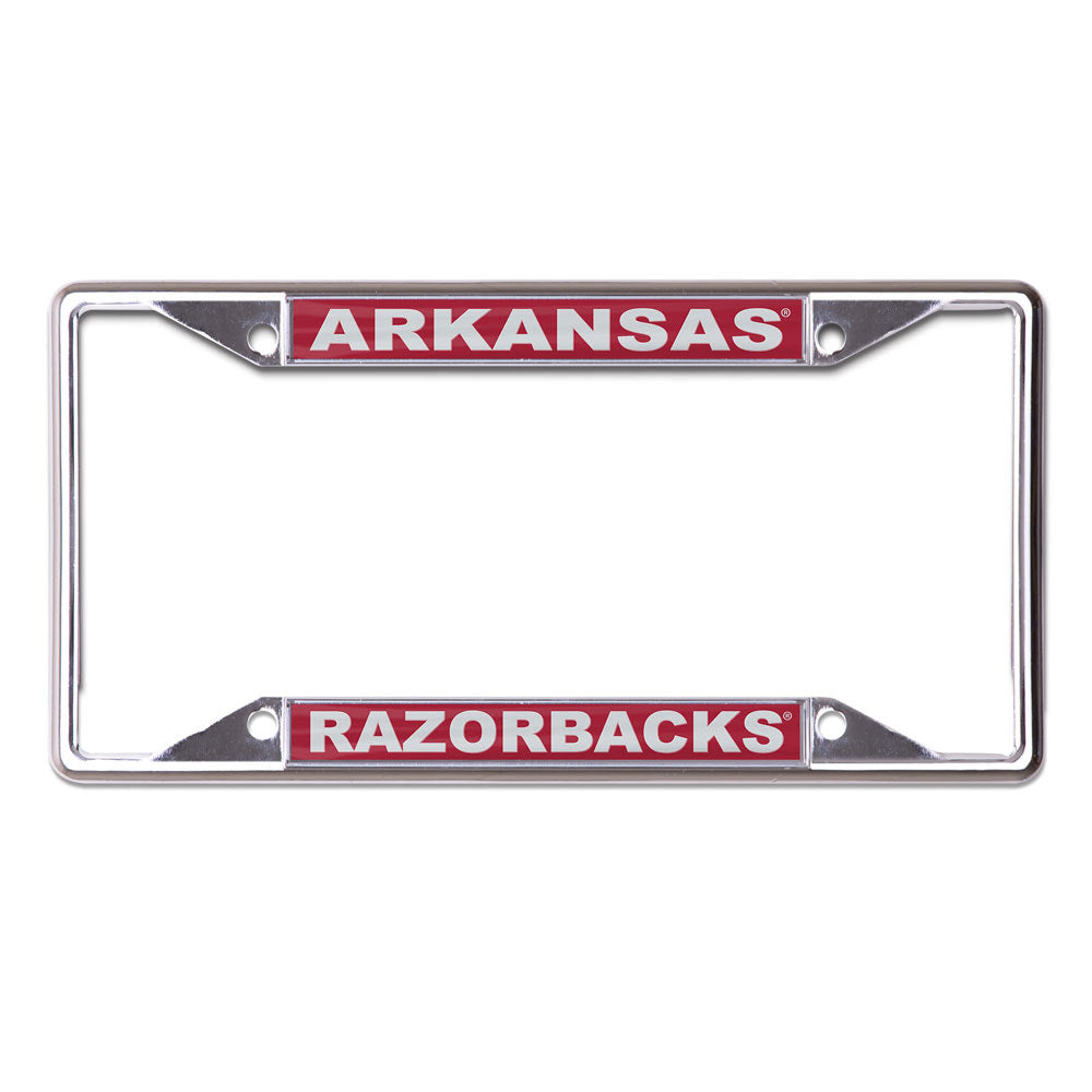 Arkansas Razorbacks Metal License Plate Frame