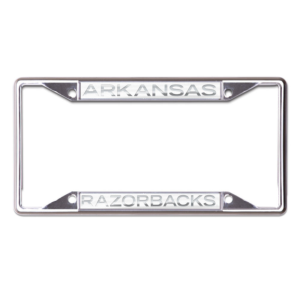 Arkansas Razorbacks Metal License Plate Frame