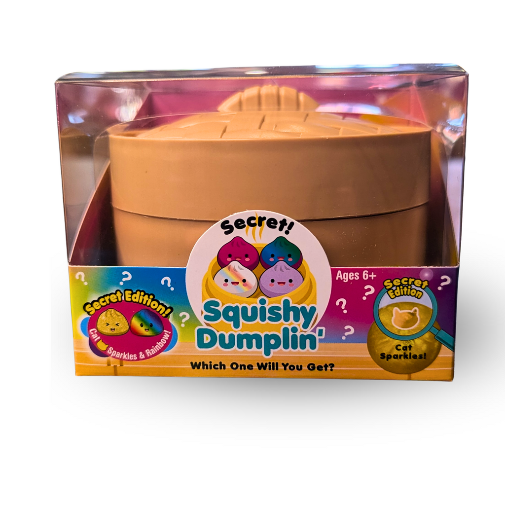 Secret! Squishy Dumplin - Cat Sparkles & Rainbow