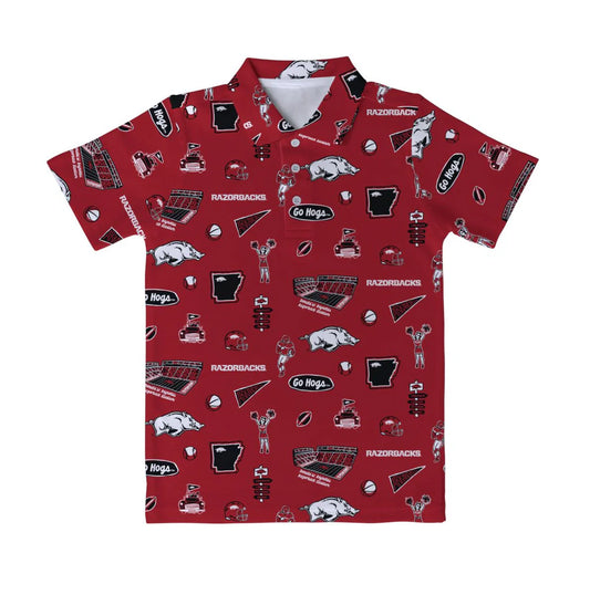 Arkansas Razorbacks Performance Polo