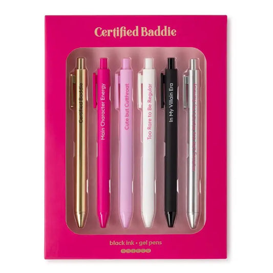 Certified Baddie Pen Set