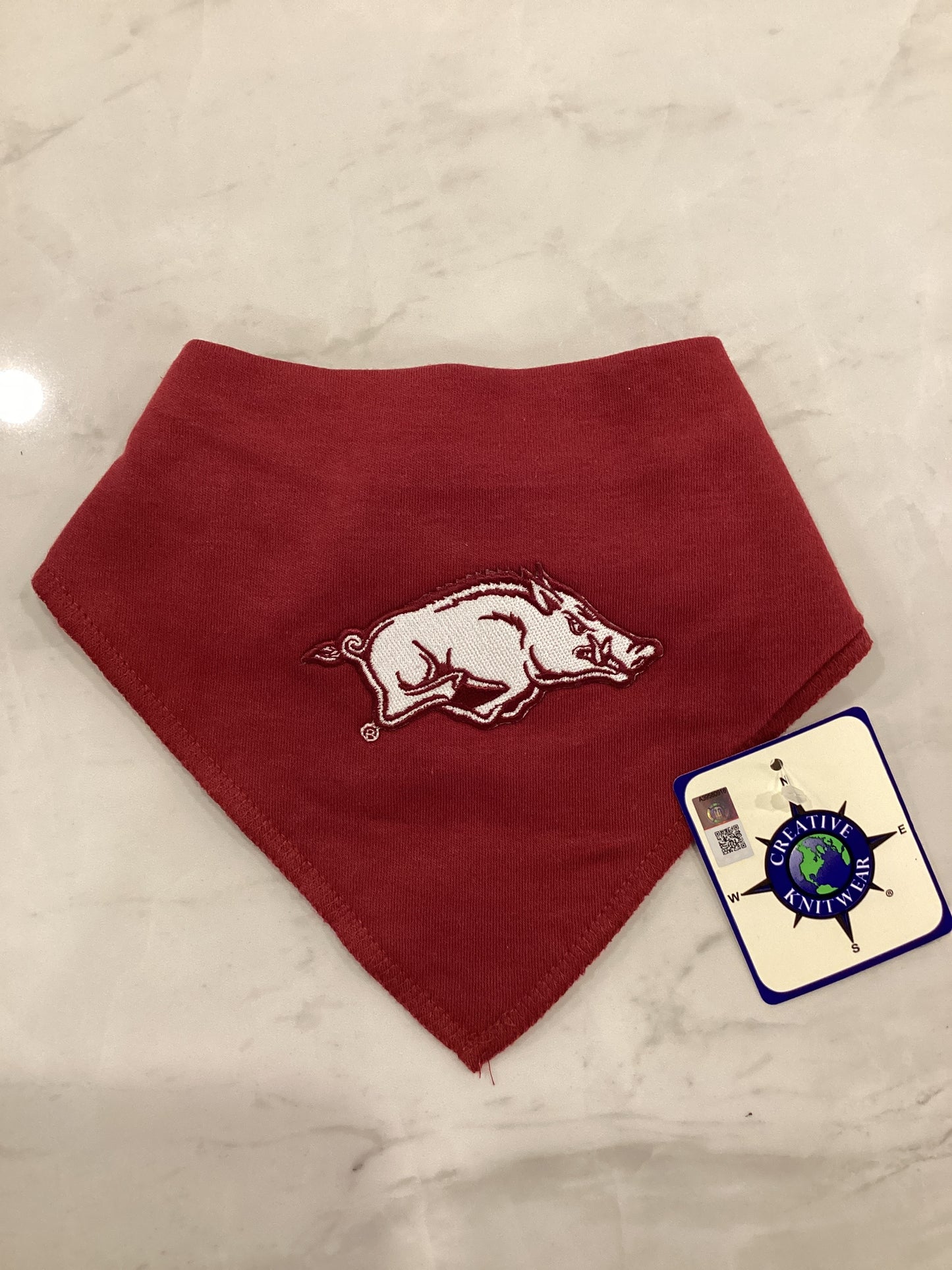 Razorback Bandana Bib