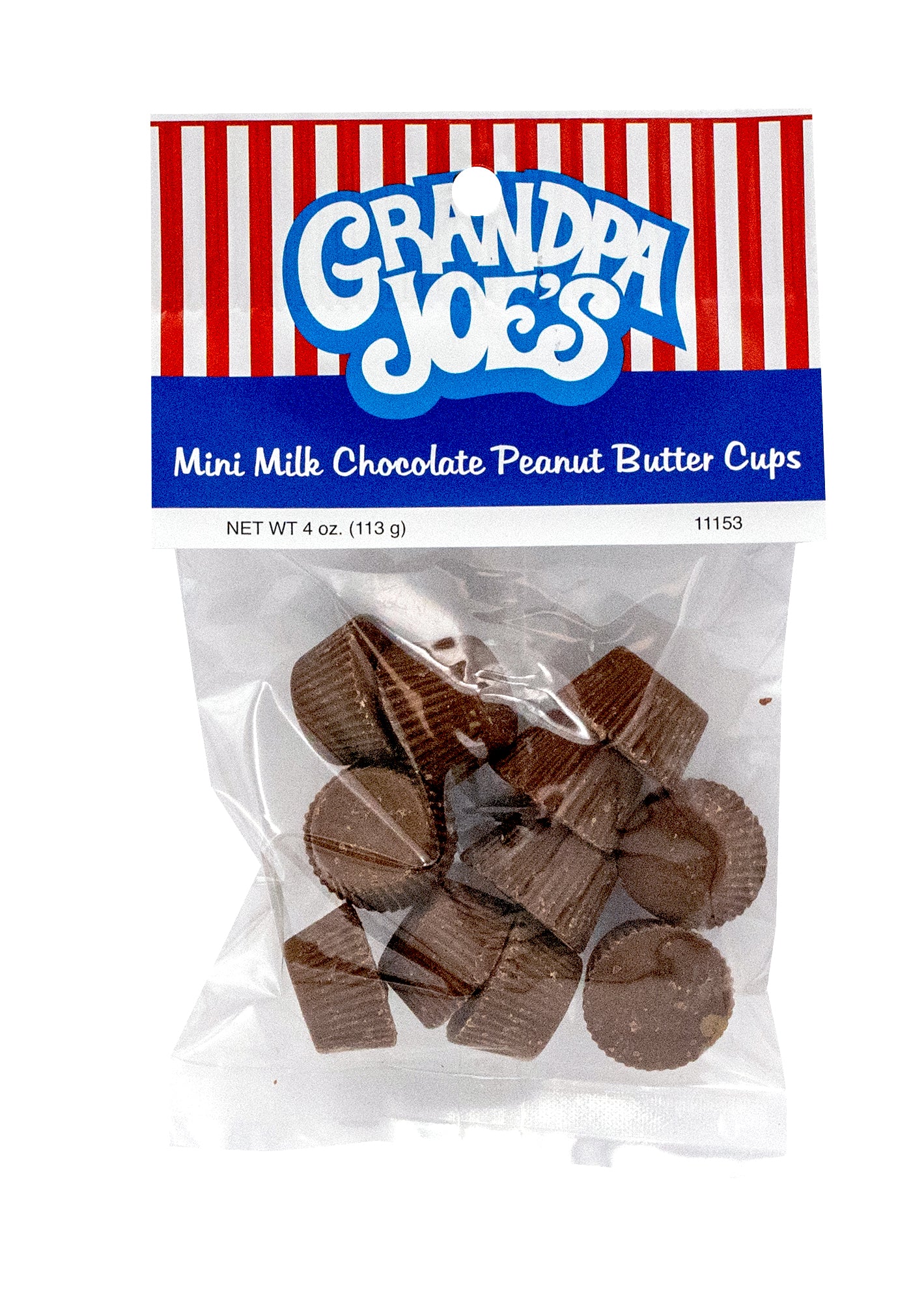 Grandpa Joe's Chocolate Mini PB Cups, 4oz Bag