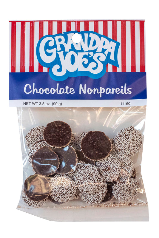 Grandpa Joe's Chocolate Nonpareils, 3.5oz Bag