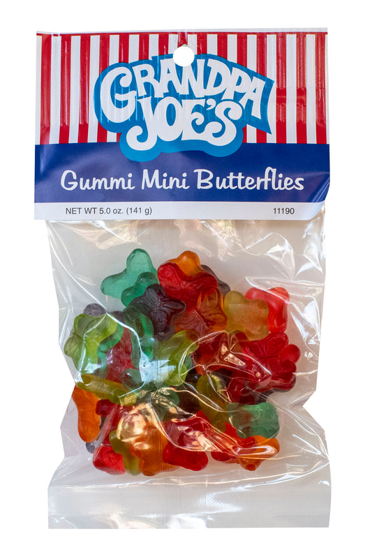 Grandpa Joe's Gummi Butterflies Mini, 5oz Bag