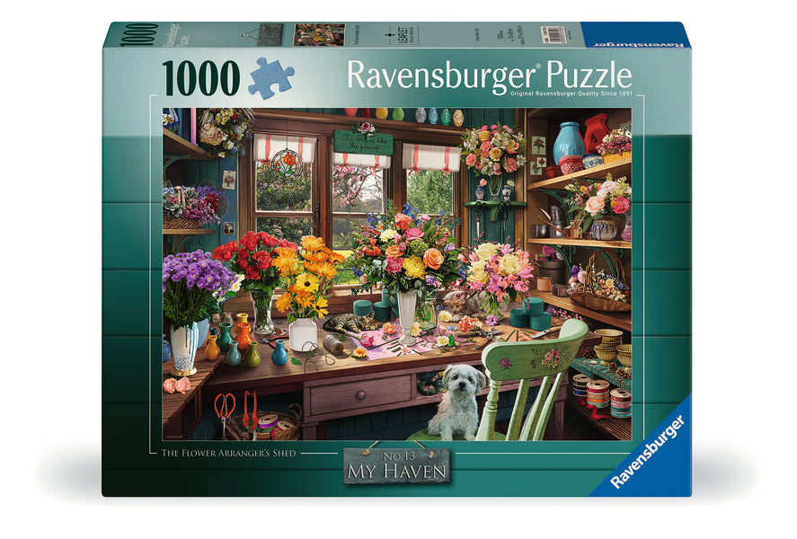 Flower Arrangers Shed 1000 pc Puzzle