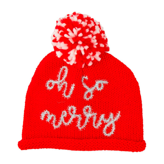 Red Holiday Sparkle Kids Hat