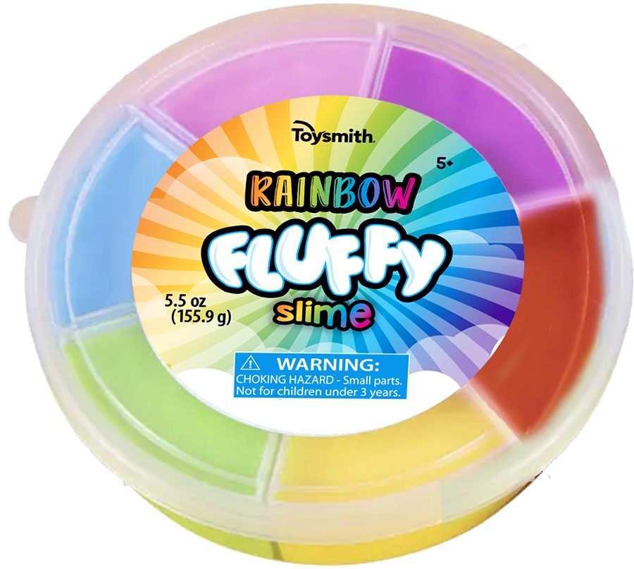 Rainbow Fluffy Slime