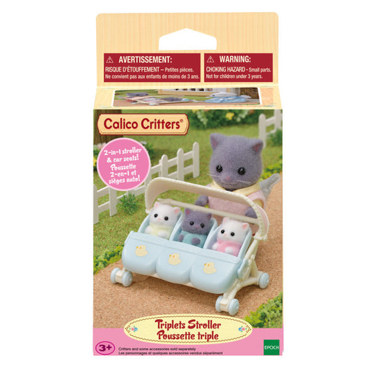 Calico Critters Triplets Stroller