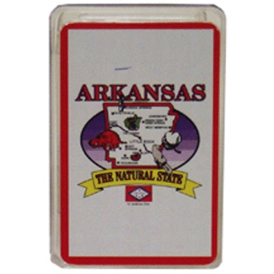 Arkansas State Map Playing Cards