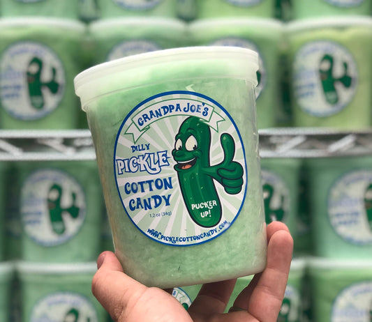 Grandpa Joe's Dilly Pickle Cotton Candy