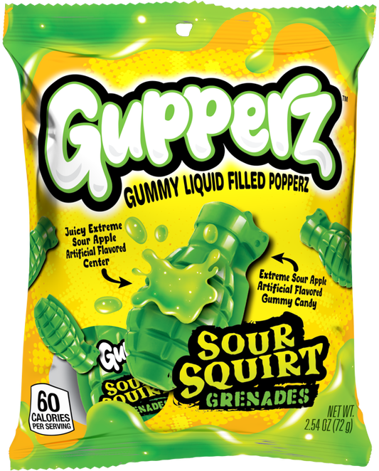 Gupperz Sour Squirt Grenade, 2.54oz