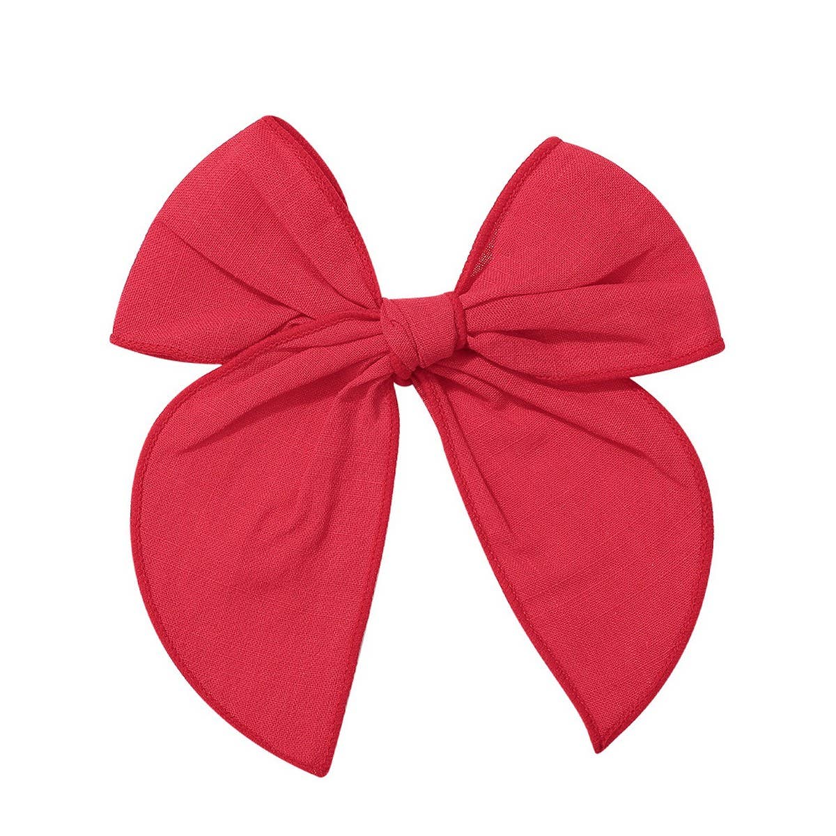 Vintage Plaid Bow Hair Clip for Kids