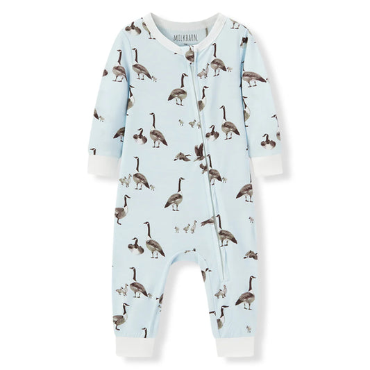 Goose Luxe Stretch Zipper Pajama