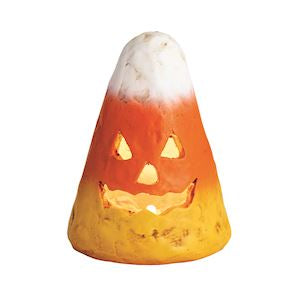 Small Mache Candy Corn Luminarie